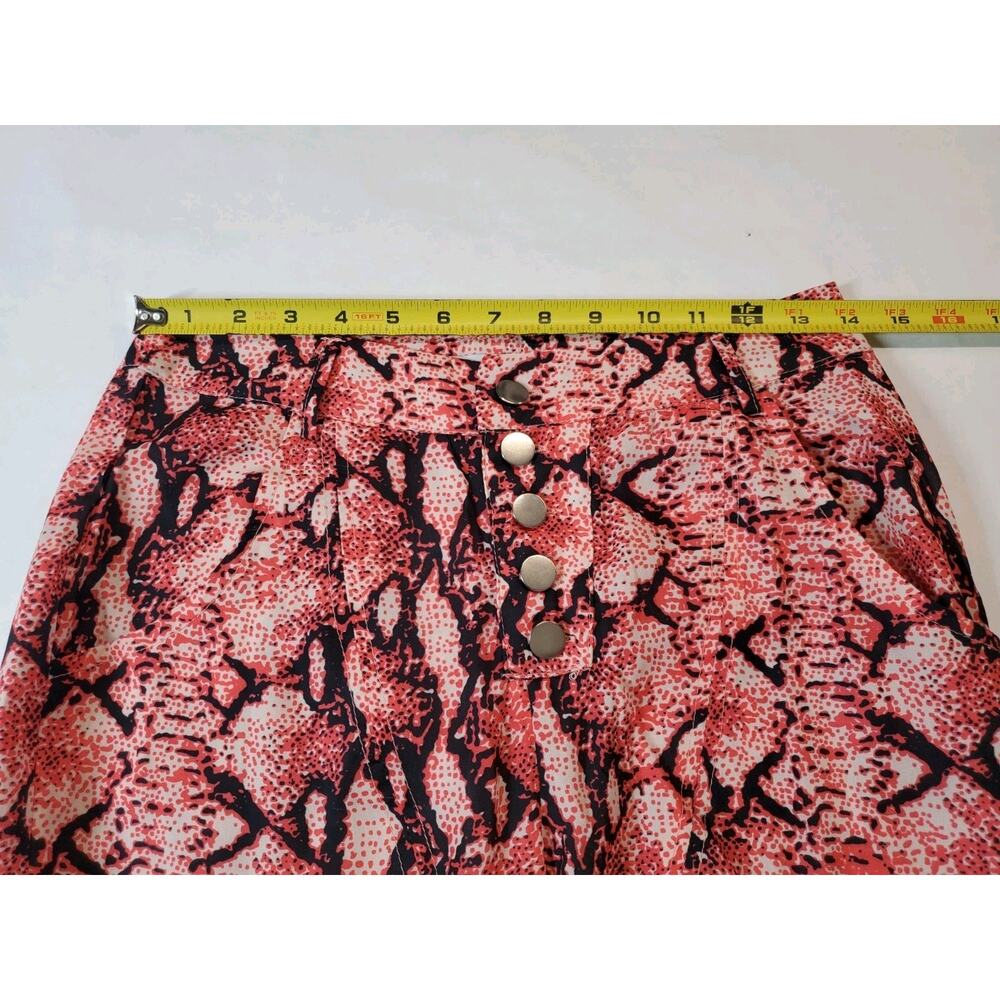 Lioness REVOLVE Womens Small Jogger Cypress Pants‎ Cargo Pockets RED Python - Picture 8 of 11